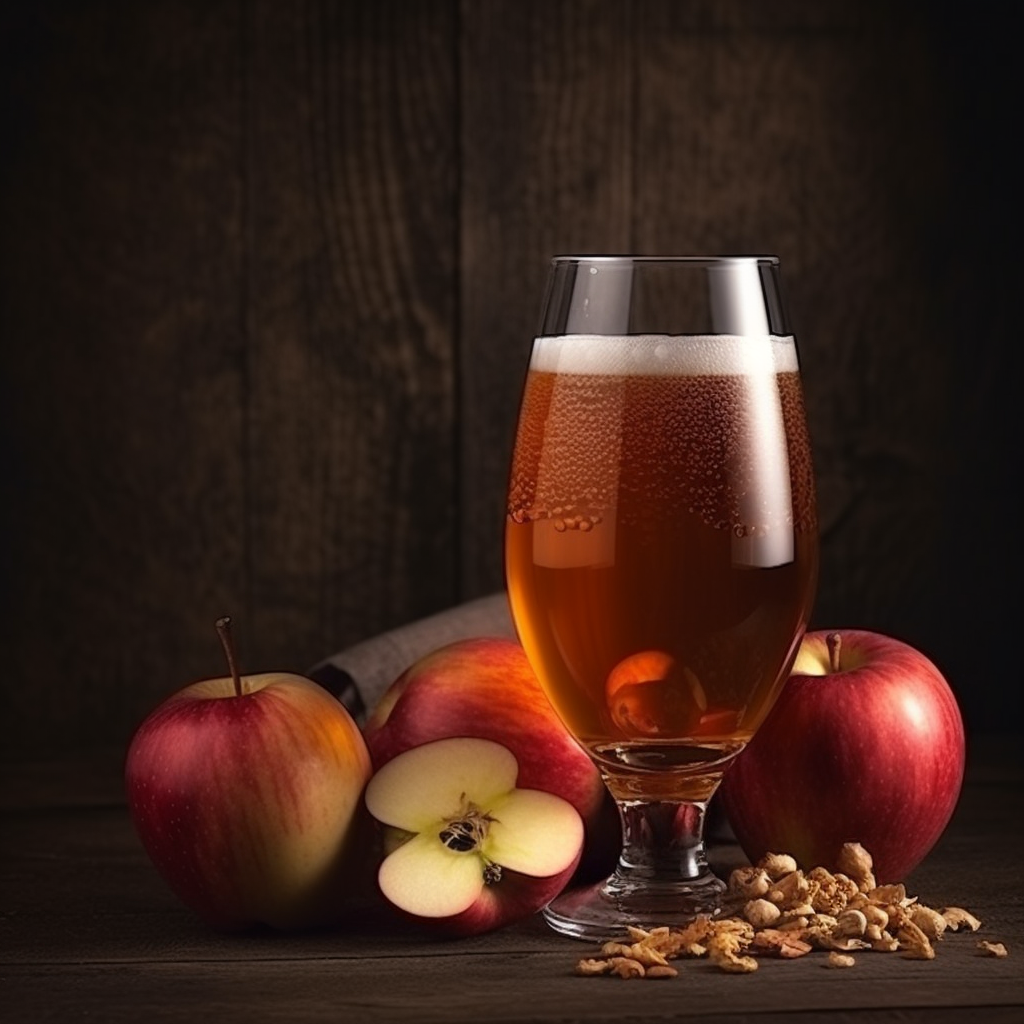Cider and beer are different alcoholic beverages with unique